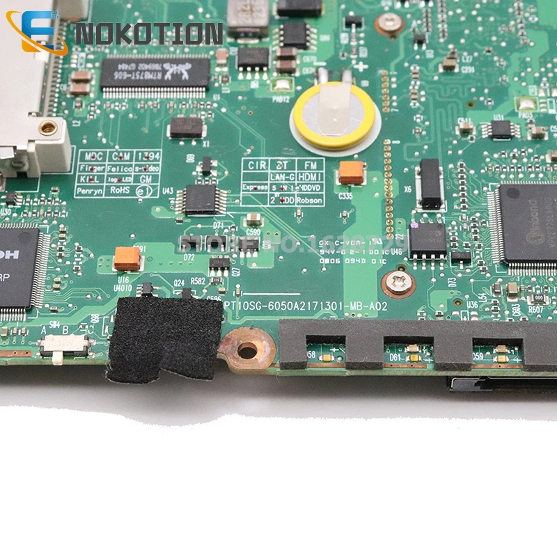 NOKOTION V000125160 6050A2171301-MB-A02 для ноутбука Toshiba Satellite A300 A305 965PM DDR2 с графическим слотом IDE DVD