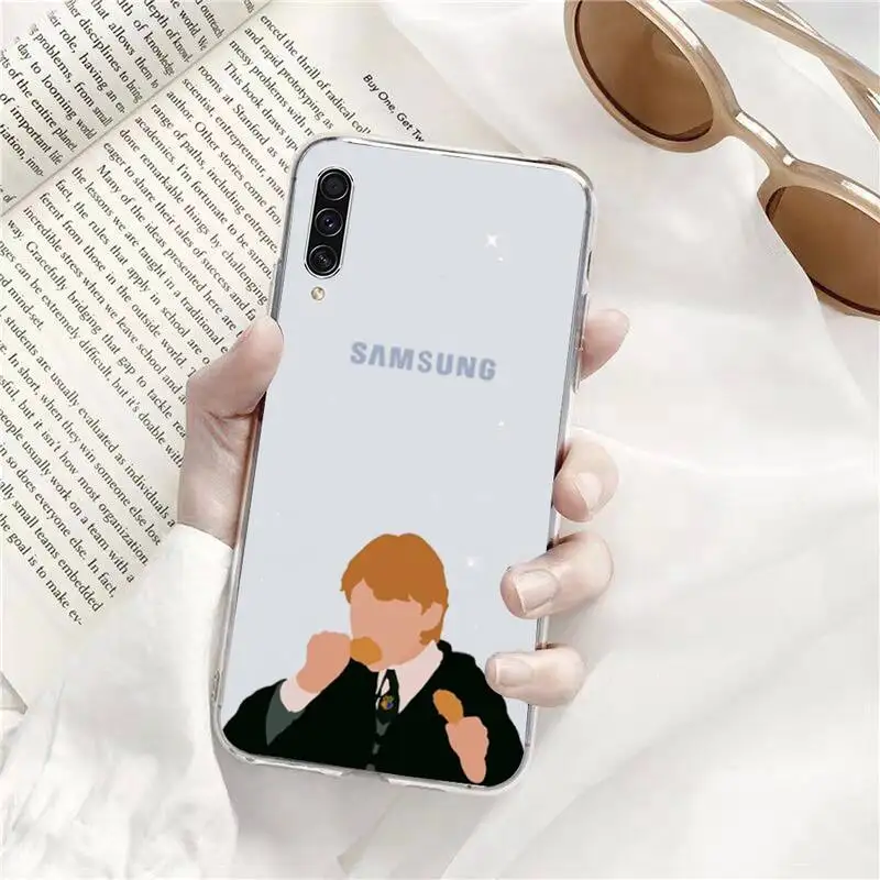 

Weasley Twins Draco Malfoy Phone Case Transparent for Samsung A71 S9 10 20 HUAWEI p30 40 honor 10i 8x xiaomi note 8 Pro 10t 11