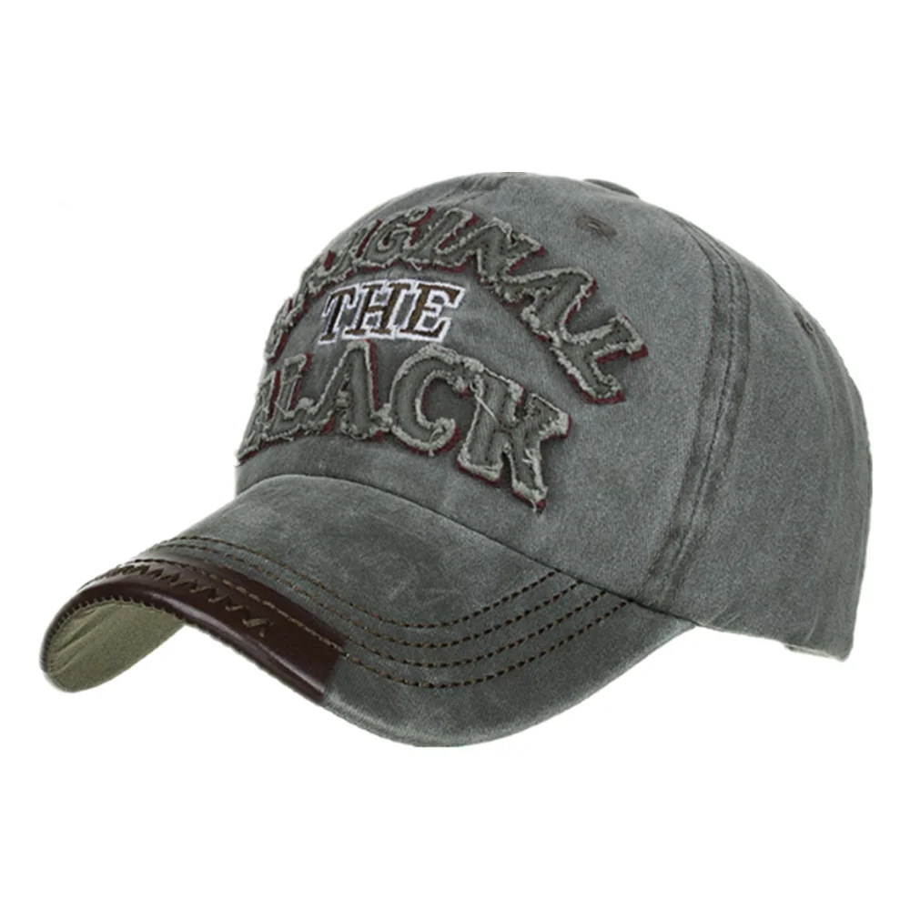 Популярная бейсбольная кепка в стиле ретро с эффектом потертости облегающая
