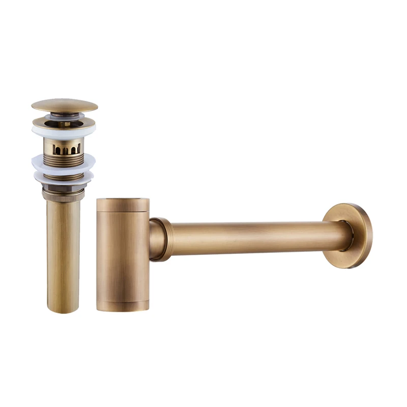 bathroom basin bottle trap drain modern sink pop up filter fixture stopper set black washbasin siphon horse accessory renovation free global shipping