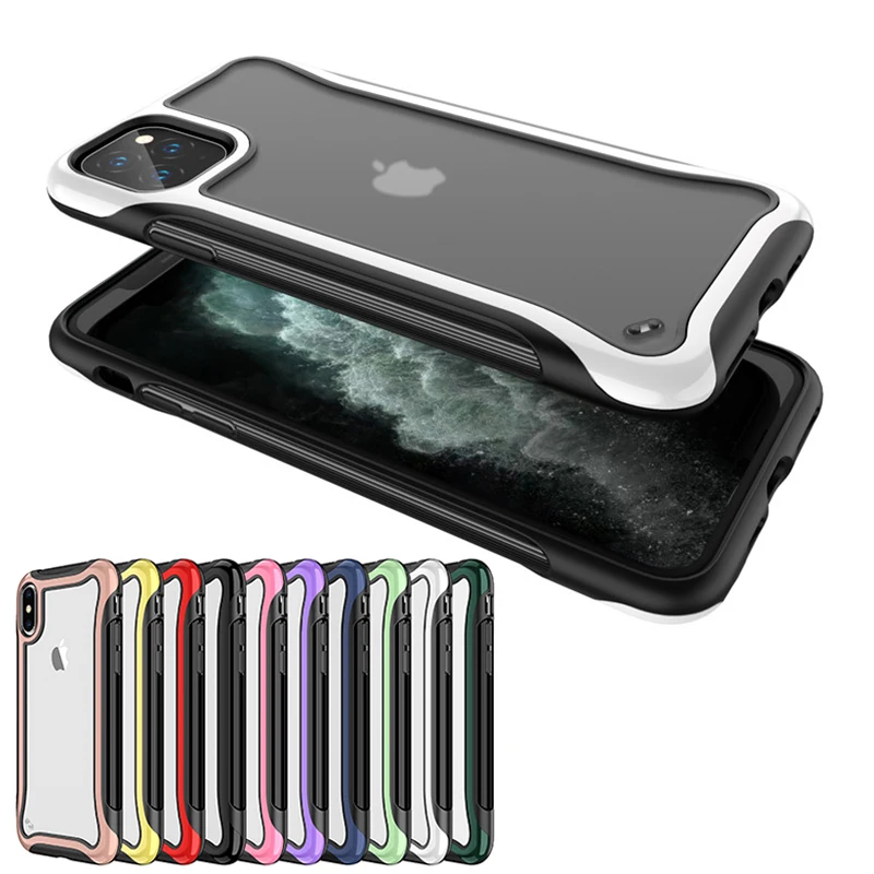 Чехол амортизирующий в стиле милитари для iPhone 11 PRO XS Max XR 10 прозрачный защитный