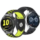 Двухцветные силиконовые часы для HUAWEI Watch GT Runner GT3 42 мм 46 мм GT2 Pro браслет для Honor Watch GS Pro Magic 2 Смарт-часы Ba