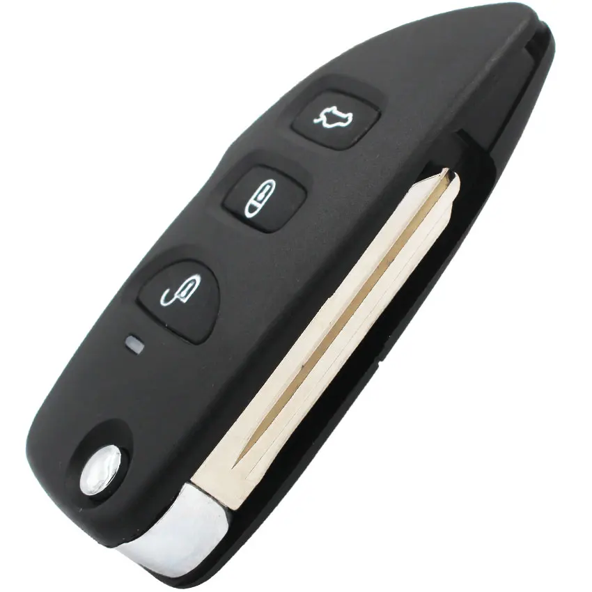 Модифицированный Флип складной пульт дистанционного ключа оболочки 3 кнопки для