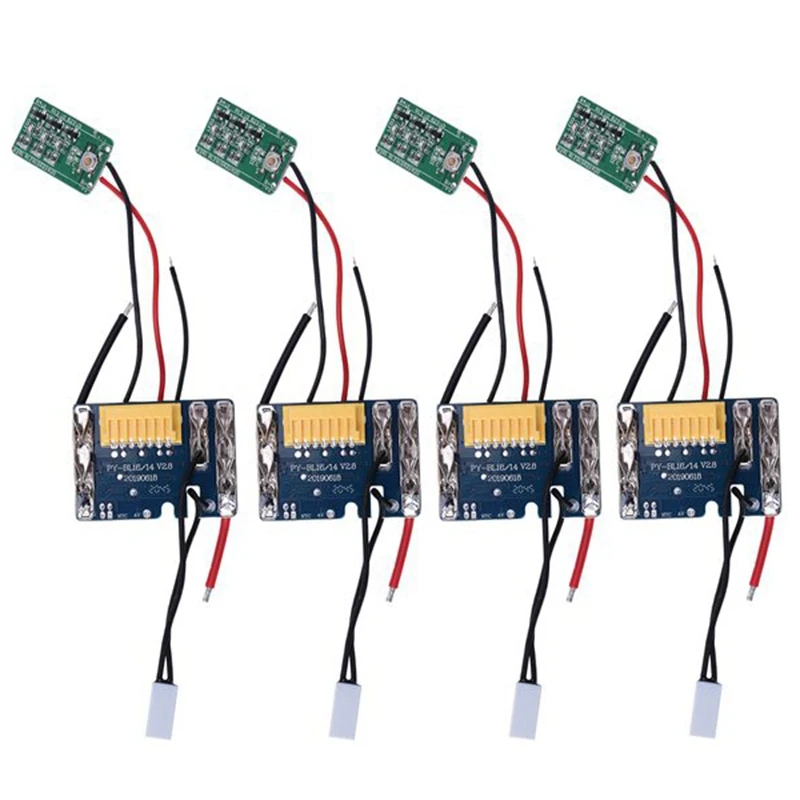 

Новая защитная печатная плата для зарядки литий-ионных аккумуляторов BL1830, 4 шт., для Makita 18 в, 1,5 АЧ, 3 Ач, 6 Ач, 9 Ач, BL1815, BL1845, BL1860