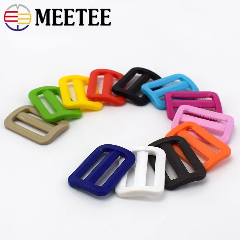 100/200 шт Meetee 25 мм пластиковый изогнутый трехскользящий слайдер Регулируемая