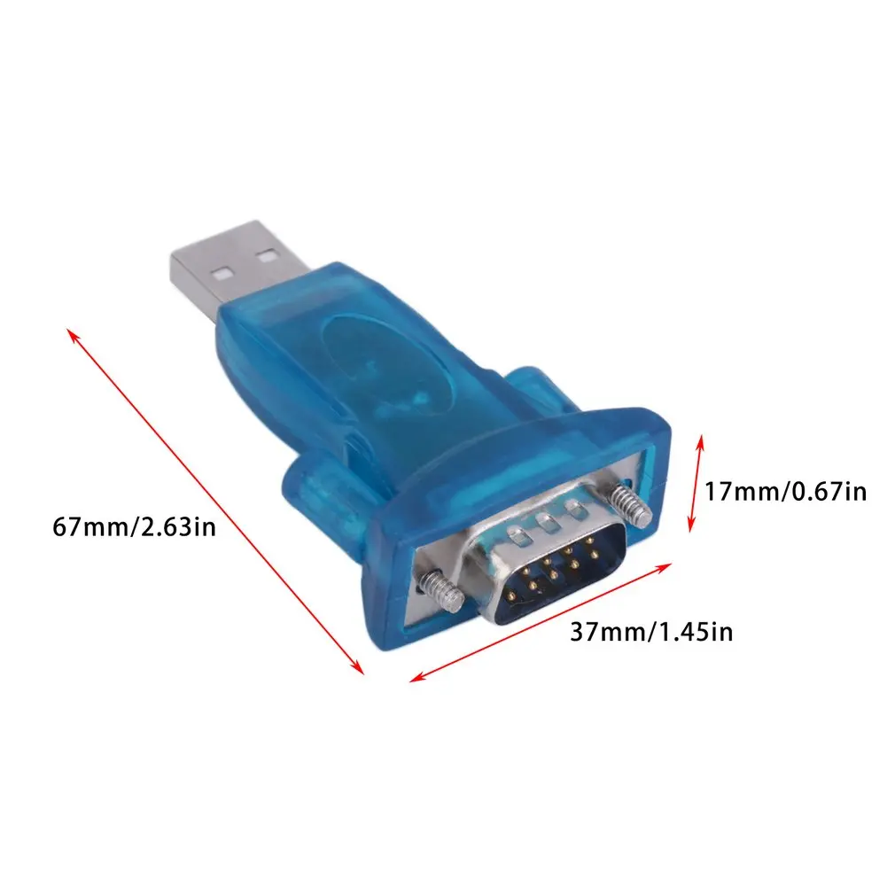 

Professional USB 2.0 to RS232 Chipset CH340 Serial Converter 9 Pin Adapter Without Cable Suitable for Win7/8