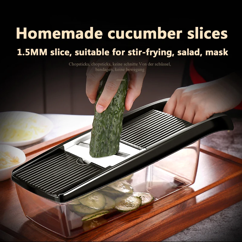 Restaurant and kitchen supplies potato cucumber slice multi functional vegetable cutting tool turnip fruit slicer | Дом и сад