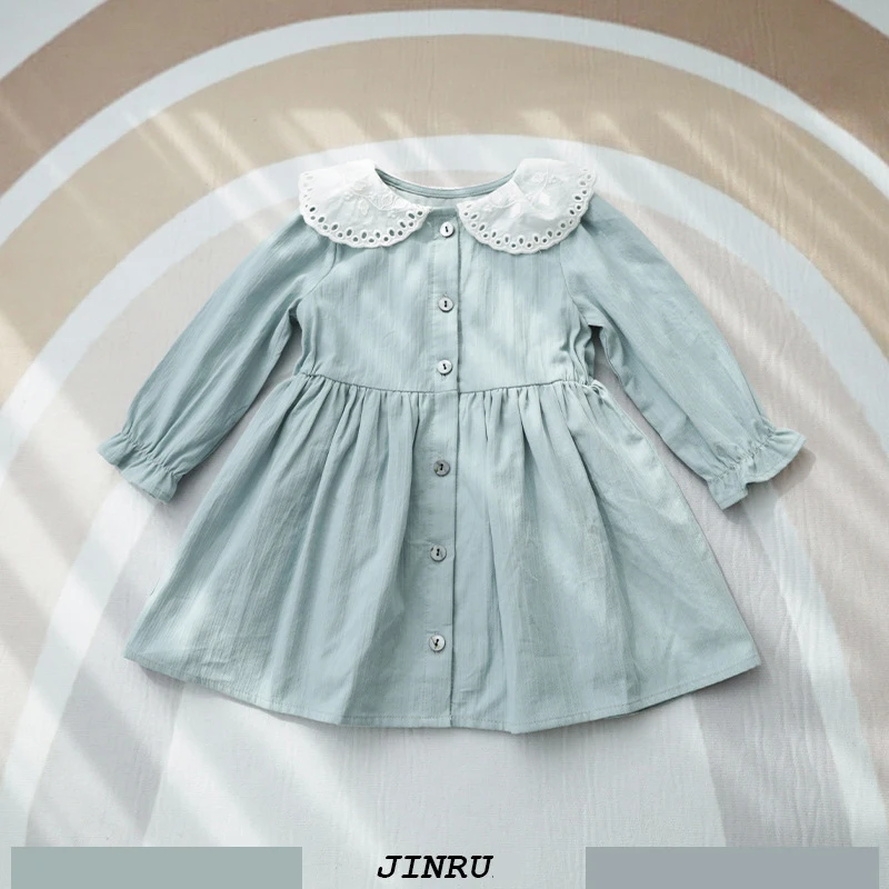 

(Shipment In October) Per-sale 2021 JR Autumn Baby Girls Dress Toddler Birthday Girl Winter Dress for Girls Fashion Clothes