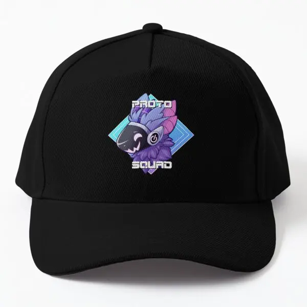 

Proto Squad Baseball Cap Hat Snapback Boys Casquette Fish Summer Outdoor Printed Spring Hip Hop Black Bonnet Czapka