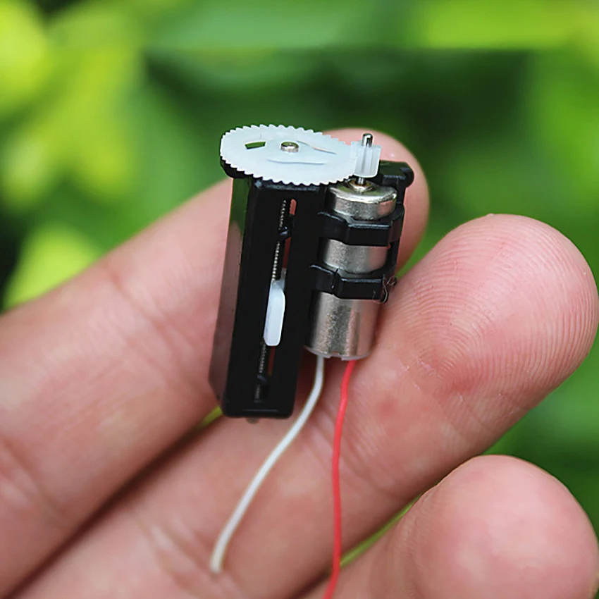 Микро Мотор без сердечника с пластиковой шестерней 3 7 в резьбовой слайдер полый