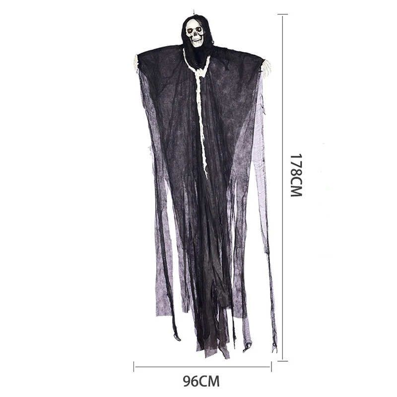 

Scary Skeleton Halloween Hanging Ghosts Haunted House Halloween Ghosts Decoration Horror Props Zombie Halloween Party Supplies