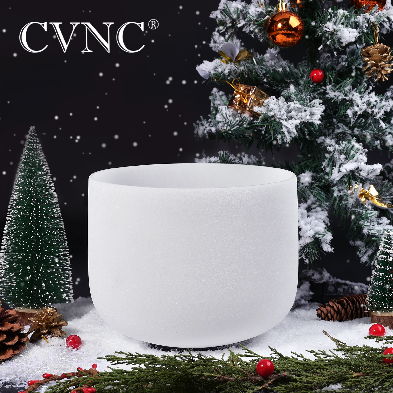 CVNC 12 дюймов идеальный шаг Примечание C/D/E/F/G/A/B чакра Матовый Кварцевый Поющая чаша для медитации Исцеление йогой