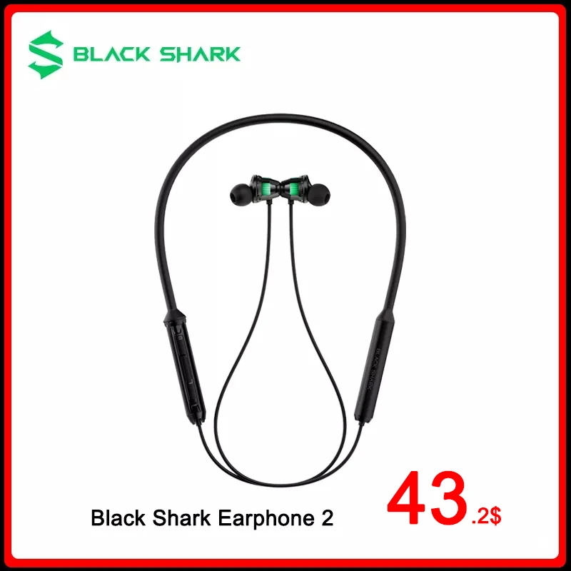 

Black Shark Bluetooth 5.0 Earphone 2 E-sports Wireless Headphone with Hi-Fi Sound Gaming Headset for black shark 3 /4 /4S