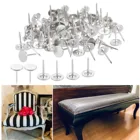 Dophee 50100 шт. мебельные гвозди Tacks 11 мм x 17 мм с плоским носком мебель гвозди Пальцы для дома DIY