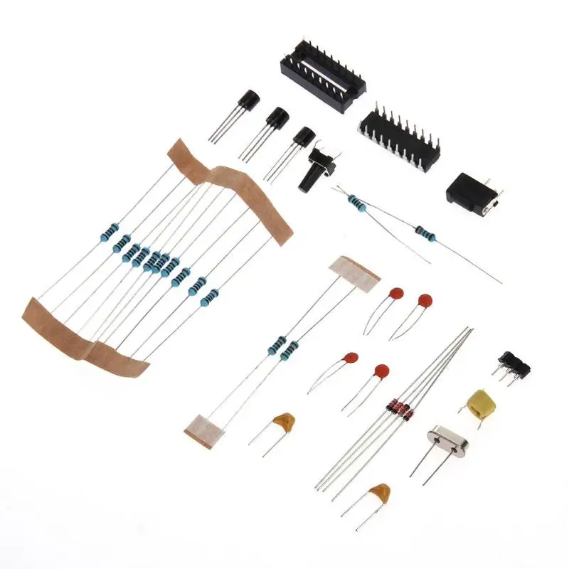 DIY Kits 1Hz-50MHz Crystal Oscillator Frequency Counter Tester Meter Digital LED 80 X 53mm/3.15 2.09 inch PCB | Инструменты