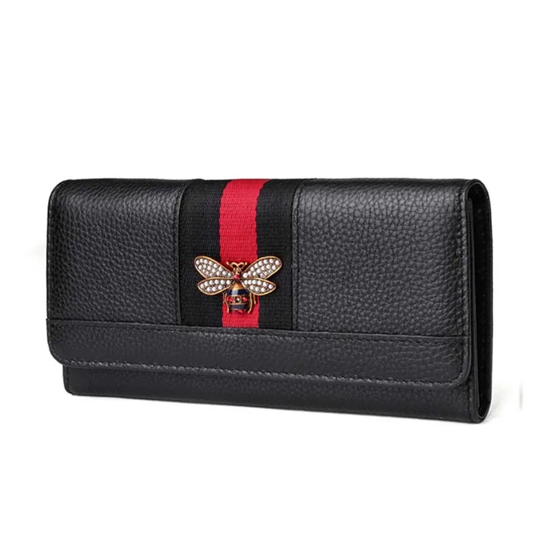 Зеркальный Солнечный 2020 новый длинный женский кошелек из натуральной кожи