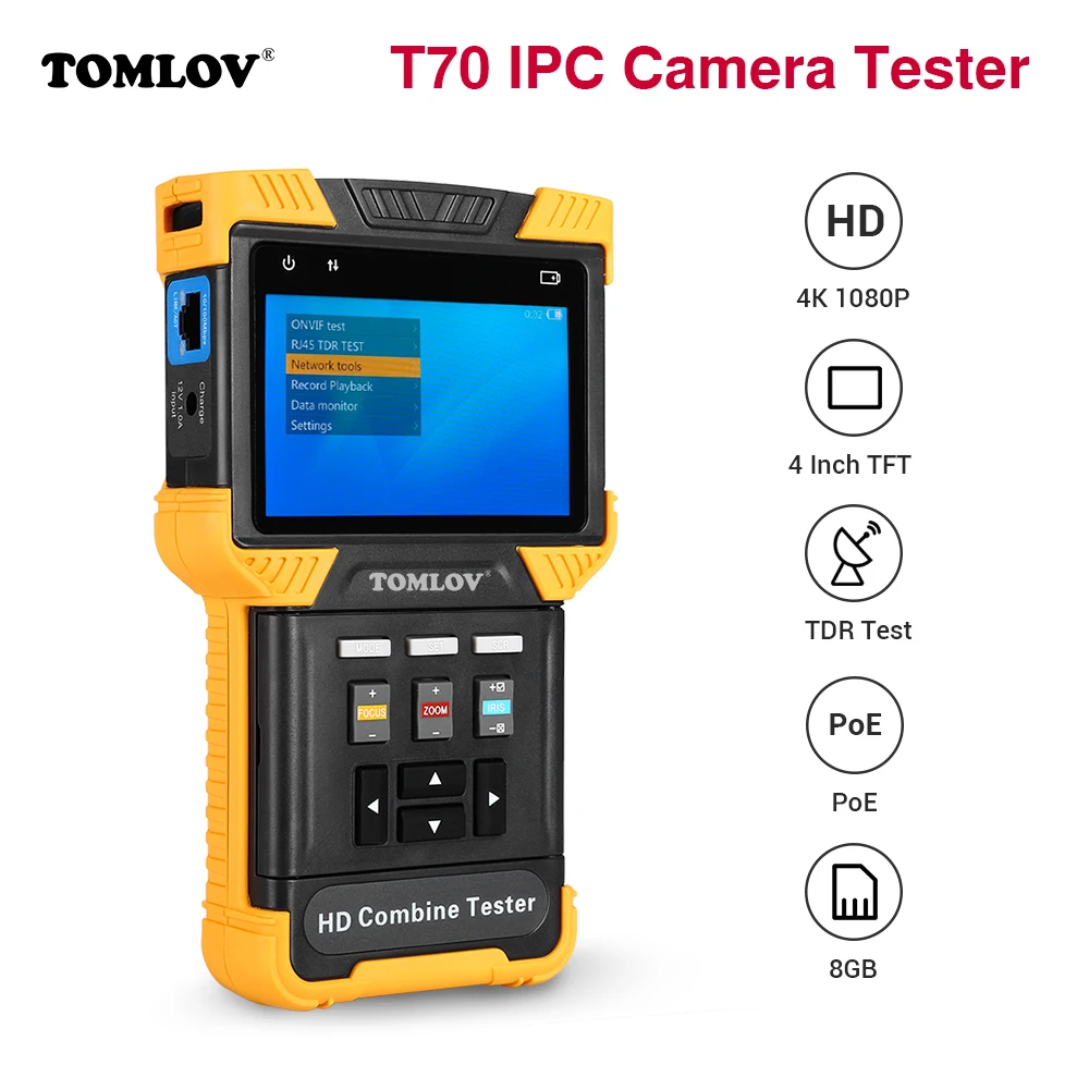 Тестовый er для камеры IPC 4 &quotHD 1080P 4K комбинированный тестовый прибор контроля
