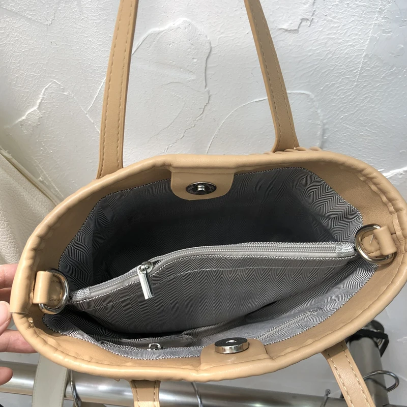 

2021 New Organ Women's Bag Female Pleated Handbags Japan Designer Mini Ladies Shoulder Crossbody Bag PU Leather Whole Sale