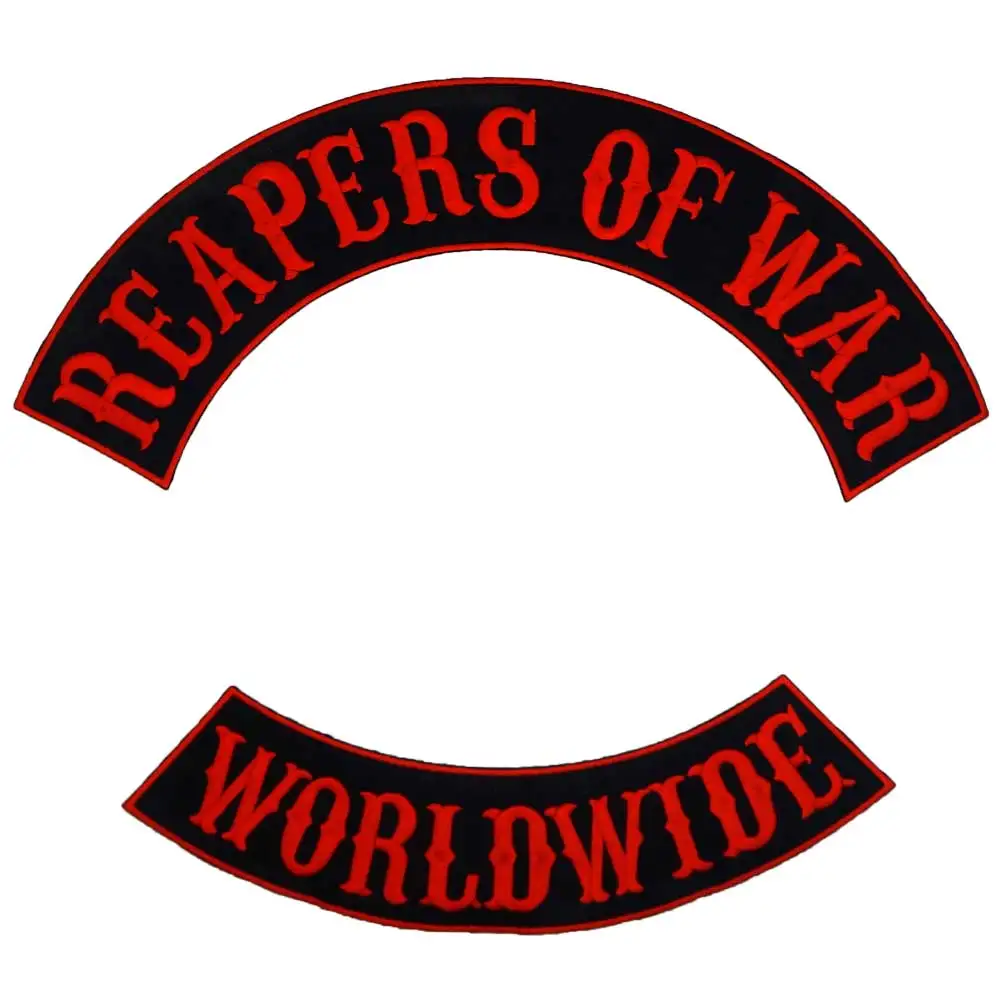 Перегородки войны мировой рокер вышитые Панк байкерские нашивки Одежда Наклейки