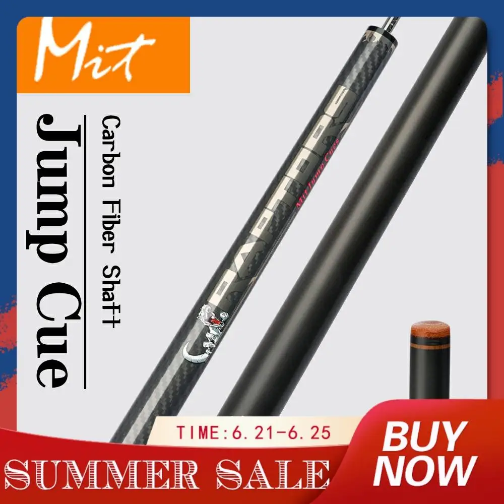 

MIT Jump Cue 13mm Bakelite Tip 105cm Carbon Fiber Shaft Billiard Cues Exquisite Durable Perfect Hitting Carbon Fiber Cue Stick
