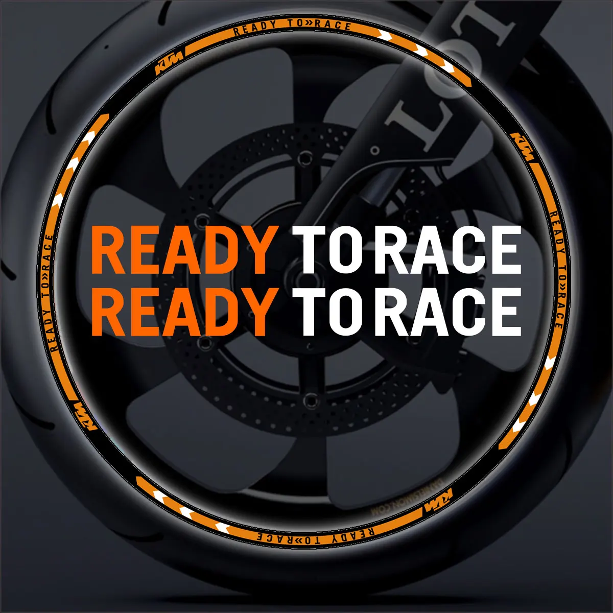 Наклейка Ready To Race Ktm наклейки на обод колеса логотип мотоцикла Rc390 Duke 250 390 200