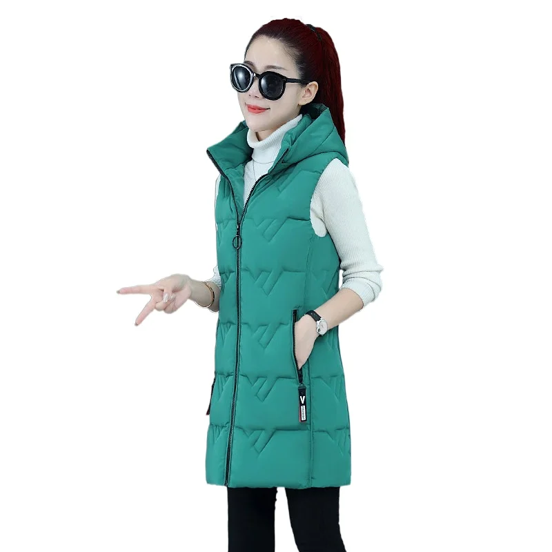 

2022 women Women Vest Autumn Winter padded Plaid warm sleeveless casual waistcoat jacket