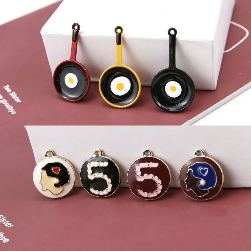 DIY аксессуары ручной работы Сплав капли масла забавная сковородка для омлета