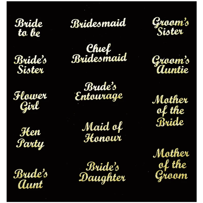 Свадебная роль переводная наклейка для подружки невесты утюгом на футболке