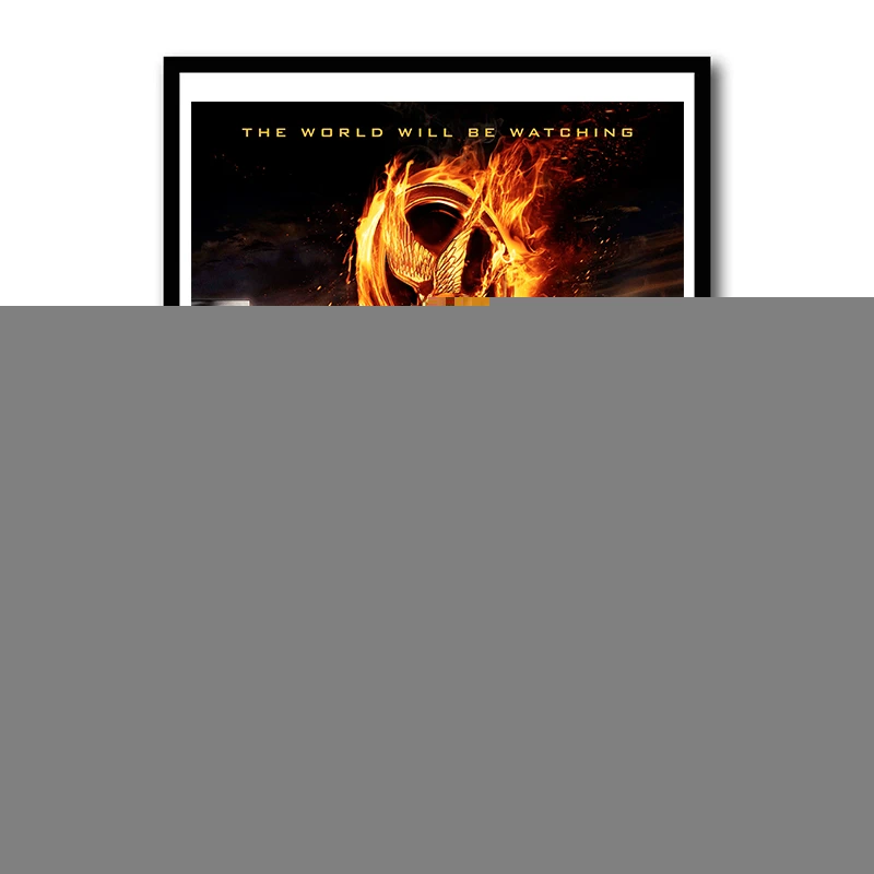 Постеры с принтом из бумаги белым покрытием Голод-игры 3 стеновых стикеров