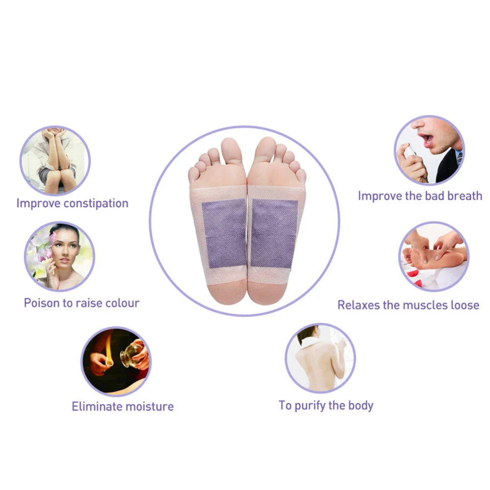 

12pcs Foot Pads Cleansing Foot Patch Aromatherapy Foot Pad Lavender Foot Pads K03601