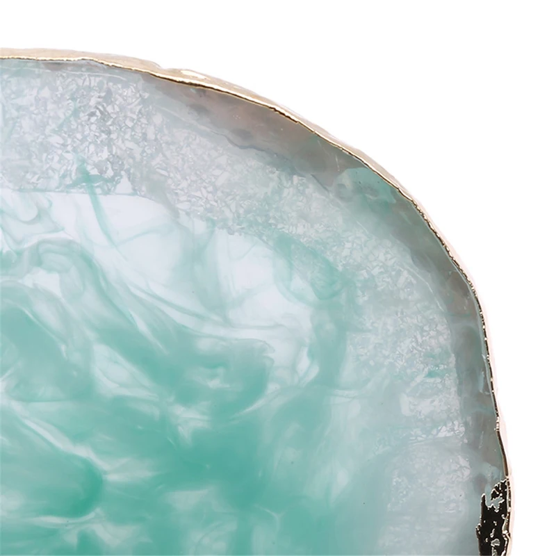 1 шт. Зеленый Натуральный полимер Агат Гель лак для нейл арта палитра цветов