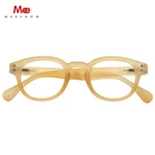 Мужские и женские очки для чтения Meeshow, ярко-коричневые качественные очки для чтения в европейском стиле ретро, с гибкими линзами, модель 2021, 1513