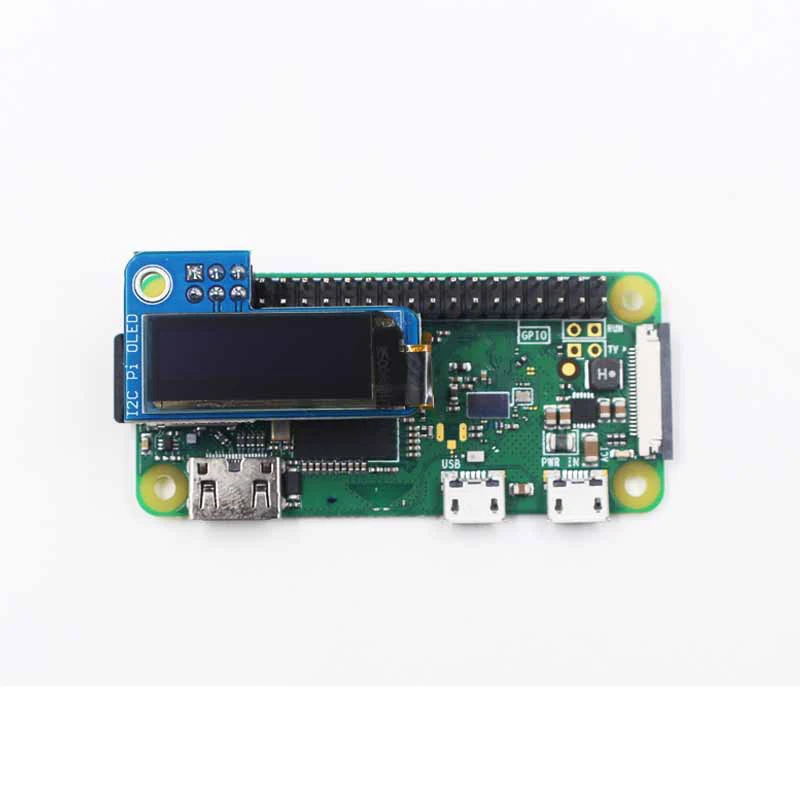 0 91 дюймовый ЖК-экран Raspberry Pi 128X32 OLED-дисплей для 4B 3B + Zero W | Компьютеры и офис