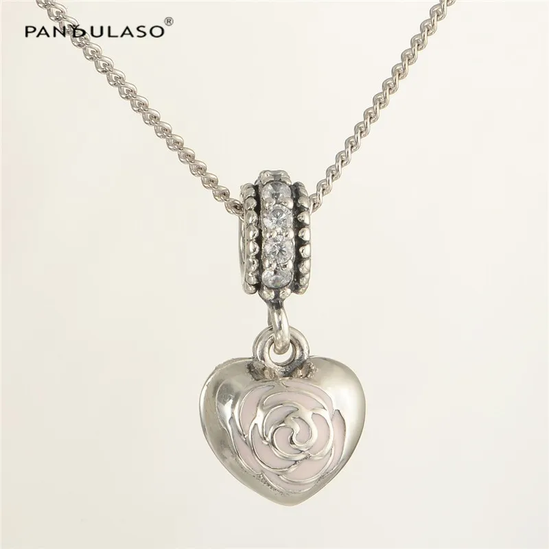 Woman DIY Beads Mother Pink Rose Charms Fits Snake Chain Bracelets Sterling Silver Jewelry For Making | Украшения и аксессуары