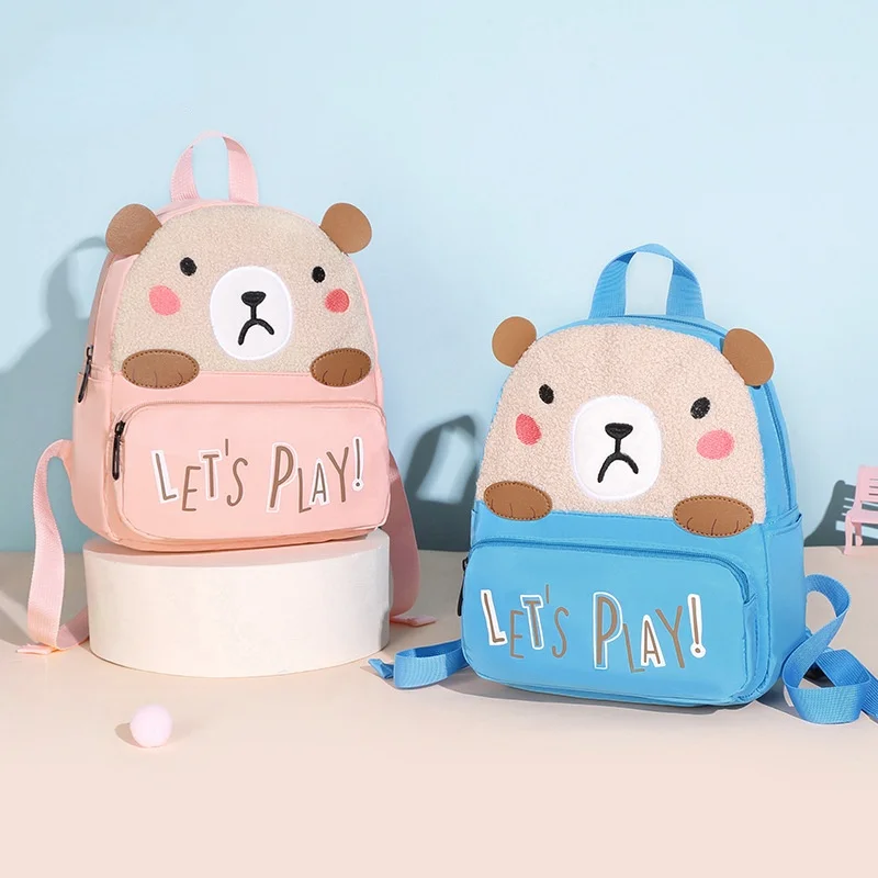 

Плюшевая школьная сумка, новая корейская мода, мультяшный милый медведь, мальчик, девочка, детский сад