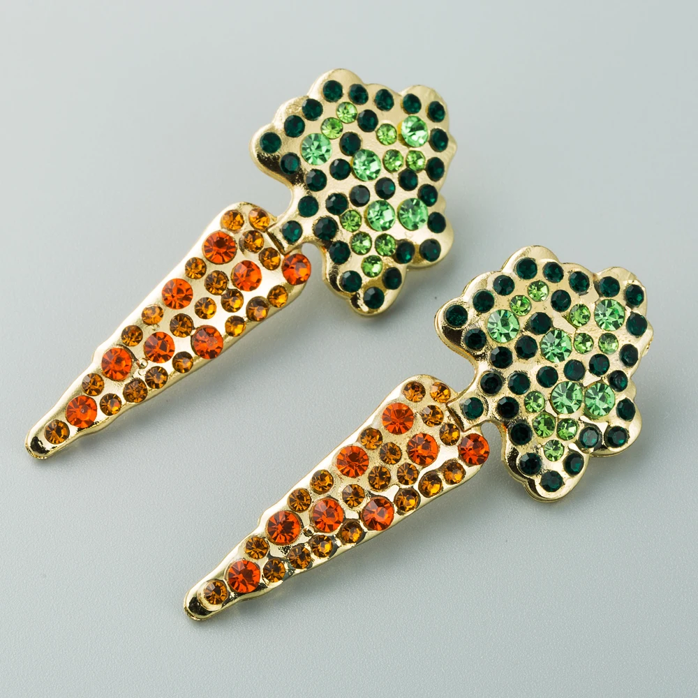 Модные корейские серьги для женщин 2020 эффектные креативные модные Стразы из