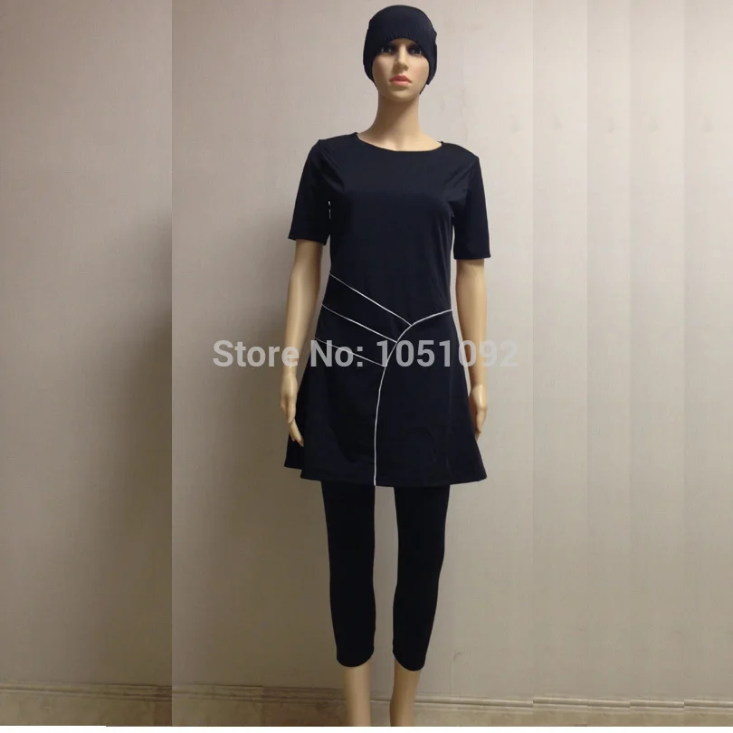 2019 Новое поступление Модная мусульманская одежда для плавания с коротким