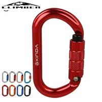 o type lock buckle automatic safety master carabiner multicolor 5500lbs crossing hook climbing rock mountaineer equipment