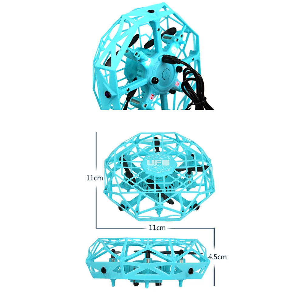 Anti-Collision Flying Helicopter Magic Hand Ufo Ball Aircraft Sensing Mini Induction Drone Kids Electric Electronic Toy | Игрушки и