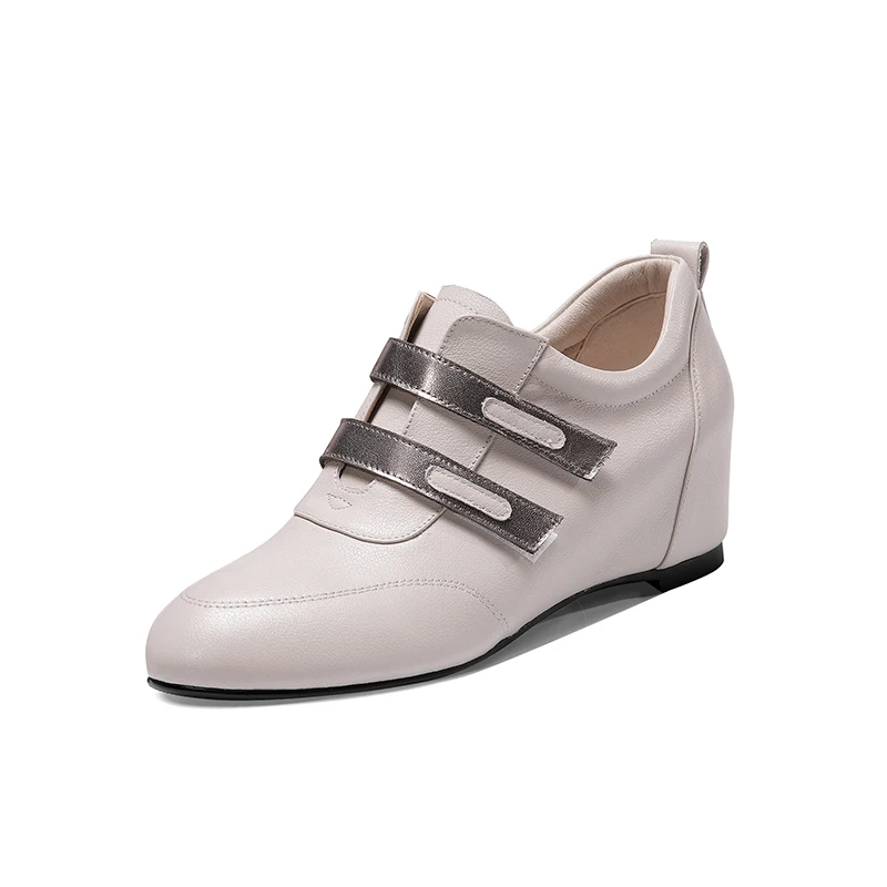 Новинка 2020 года Весенняя стильная обувь из воловьей кожи Удобная женская