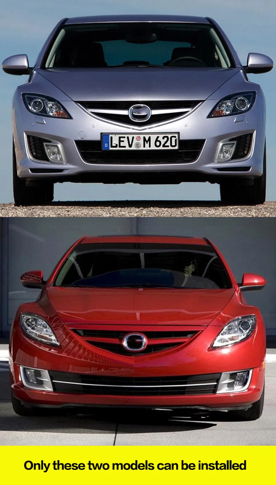 Решетка переднего бампера для Mazda 6 2-го поколения M6 декоративная крышка для АБС углеродного волокна бампер сетка крышка гоночные решетки 2009-13