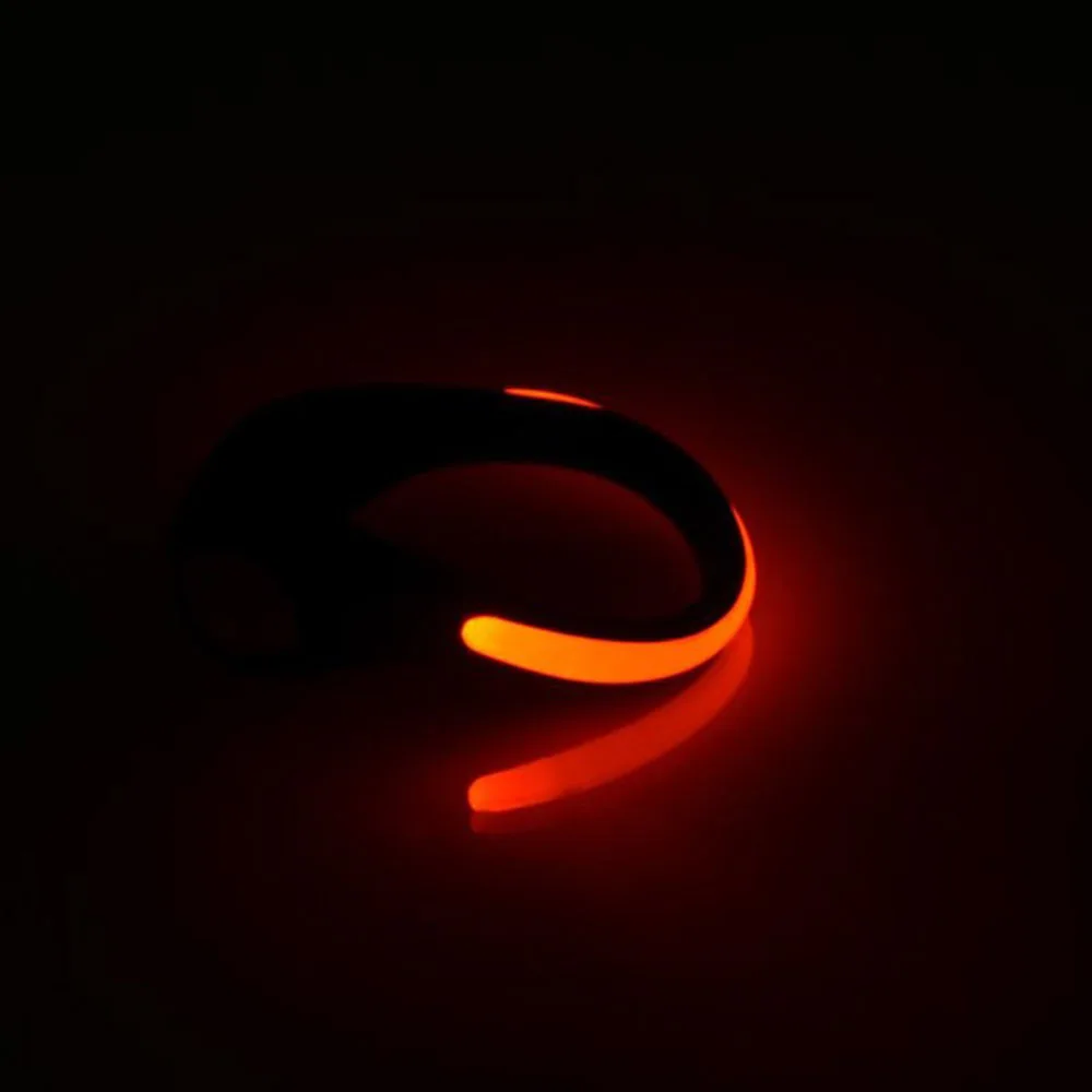 2 шт. светодиодный Предупреждение светильник клип на обувь красочные мигающий