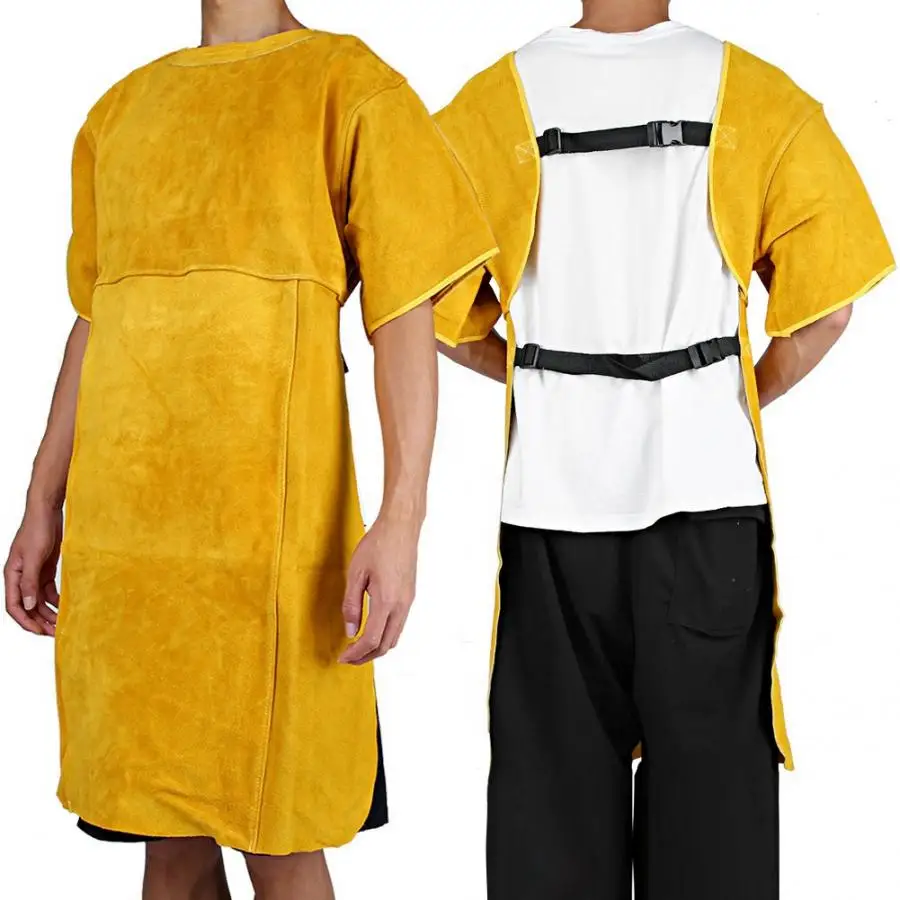 Электрические защитные перчатки из коровьей спилковой кожи жаростойкий