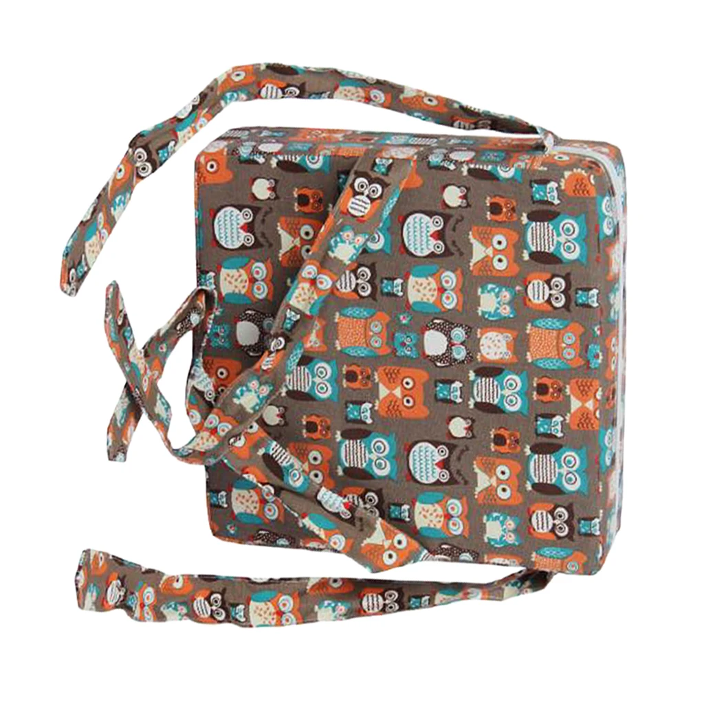 Детская регулируемая съемная губка Кожаная подушка для стула обеденный стул