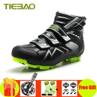 tiebao winter zapatillas ciclismo mtb cycling shoes bicicleta racing riding bicycle self locking bicycle pedals mtb sneakers