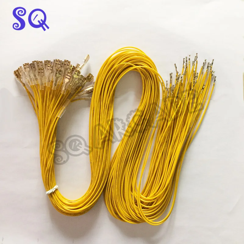 

50pcs/set OEM LED lamp Wire with 6.4mm quick connector 75cm length