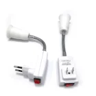 E27 оссветильник ительная розетка, основа для лампы, настенный гибкий держатель, преобразователь, основа для ЕССША ВКЛ.ВЫКЛ., 20 см, переменный ток 110 В, 220 В, адаптер для книги светильник переключатель с вилкой