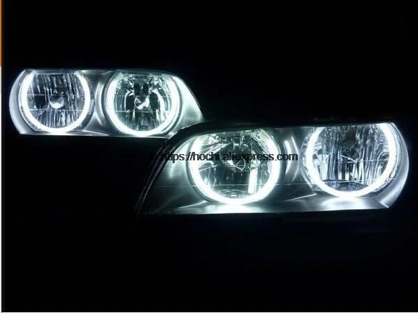 HochiTech для Toyota X100 Chaser 1996-2001 6th ультра яркий SMD белый светодиодный ангельские глазки halo Кольцо Комплект дневного света DRL
