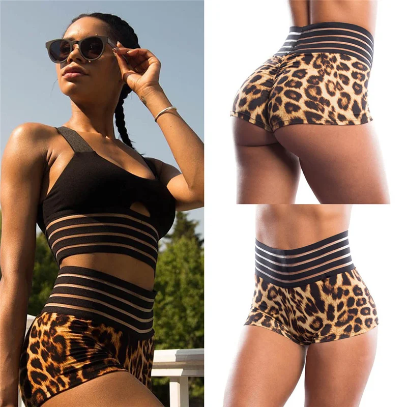 

2020 New Sexy Women Women's Summer High Waist Sports Shorts Push Up Booty Fitness Sports Casual Gym Hot Short