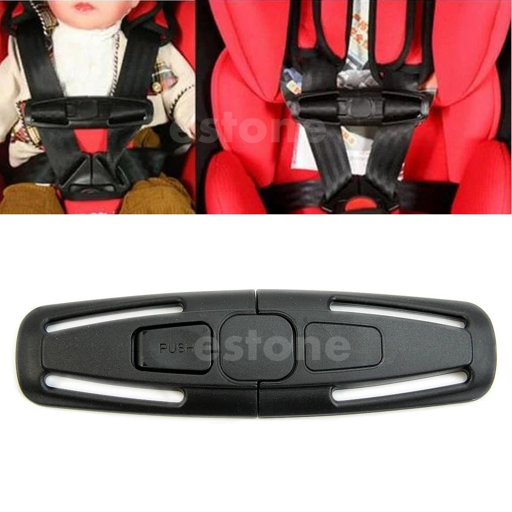 

Durable Car Baby Safety Seat Strap Belt Harness Chest Child Clip Safe Buckle